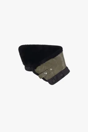 Aviator Collar - Black / Dark Olive