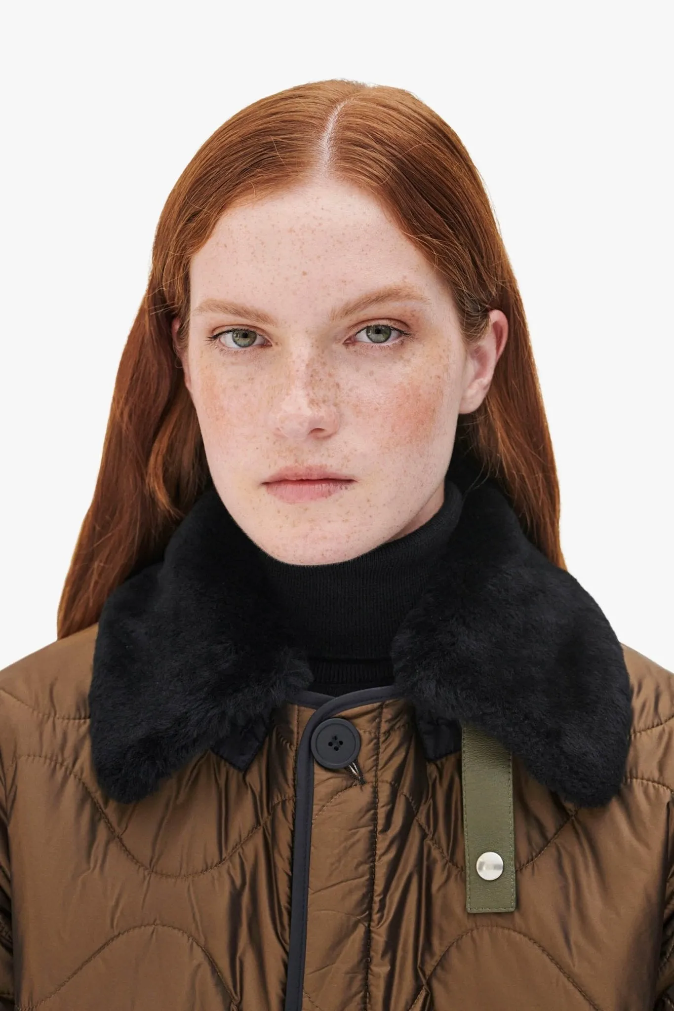 Aviator Collar - Black / Dark Olive