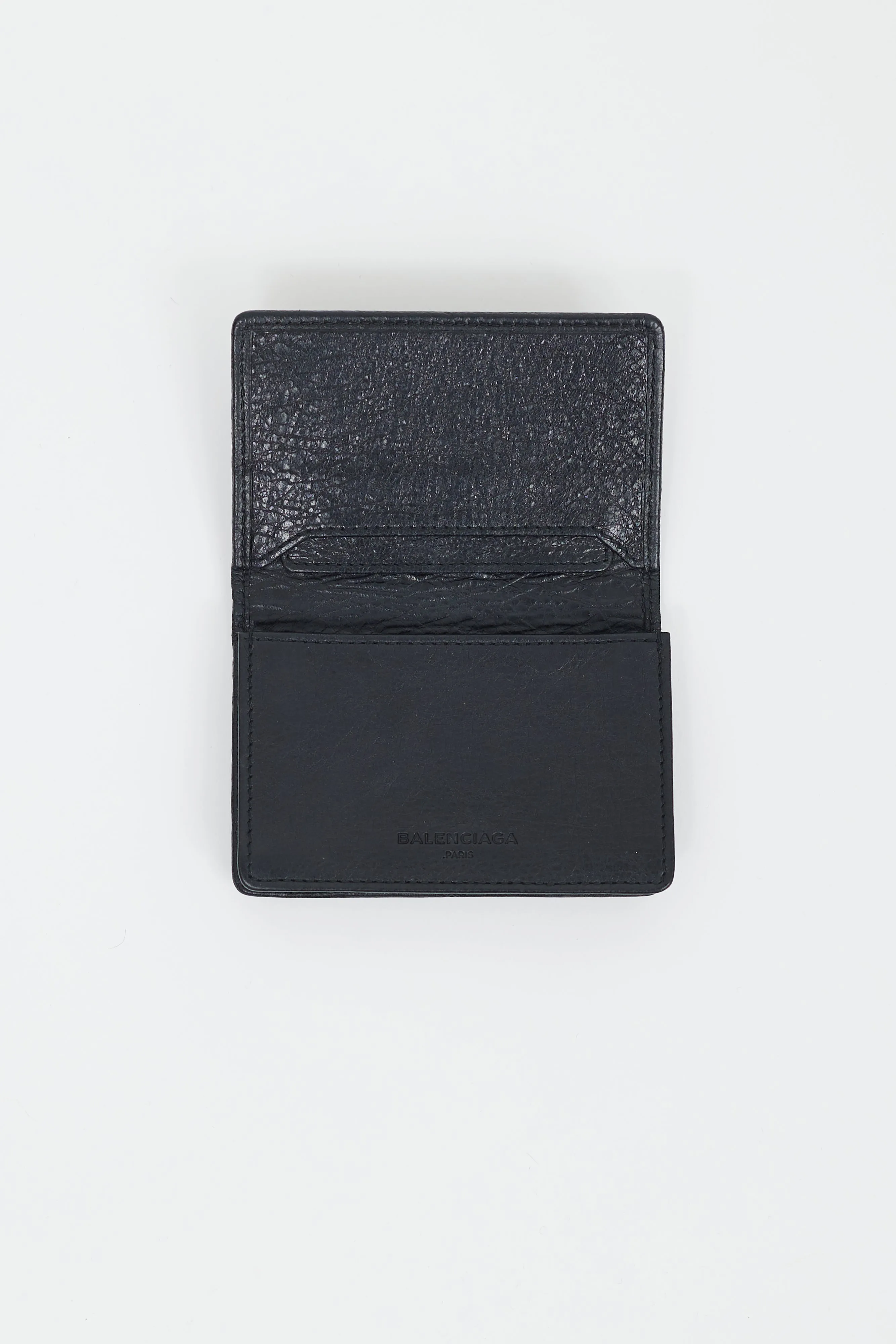 Black & Gold City Moto Bifold Cardholder