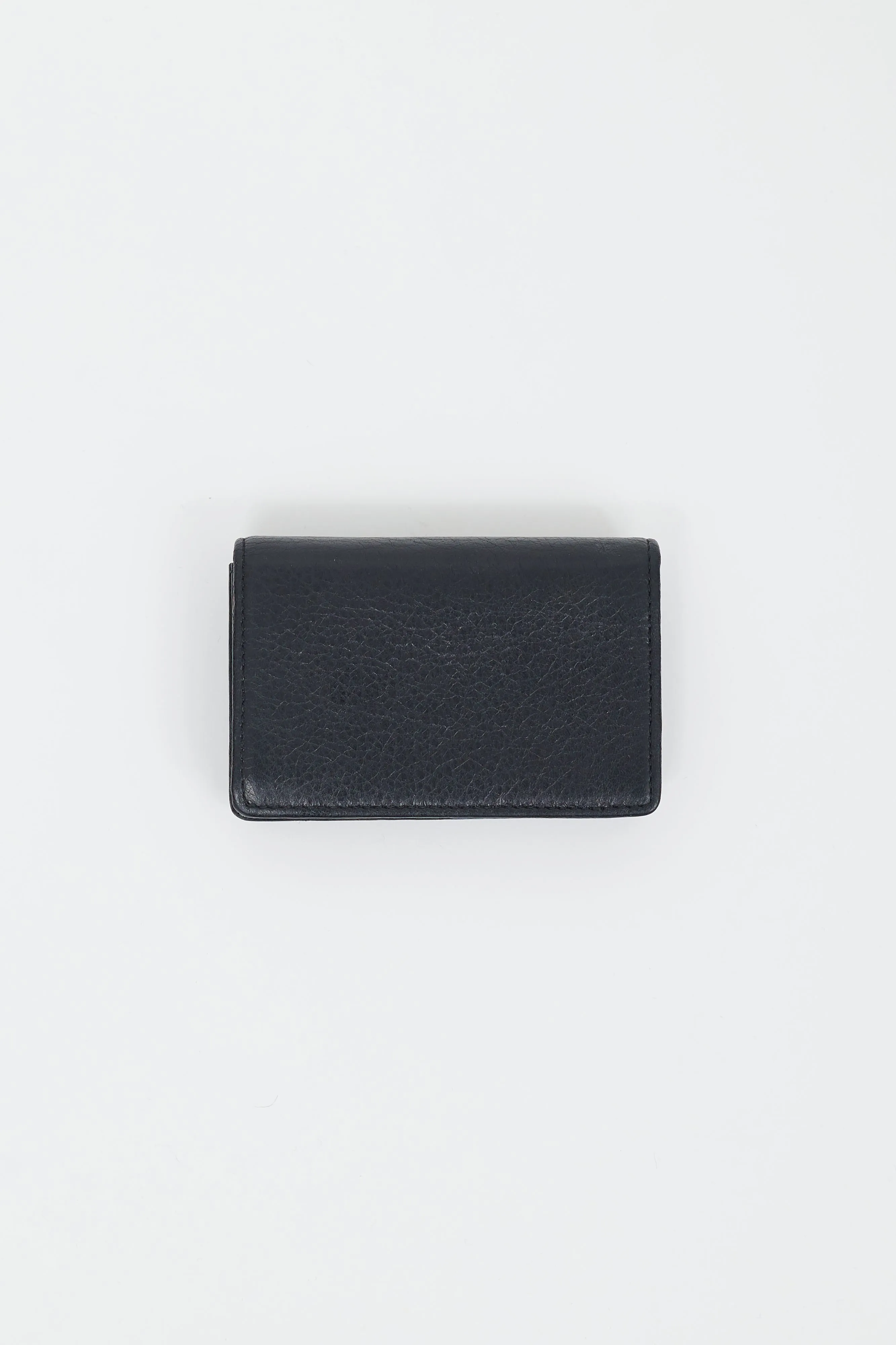 Black & Gold City Moto Bifold Cardholder