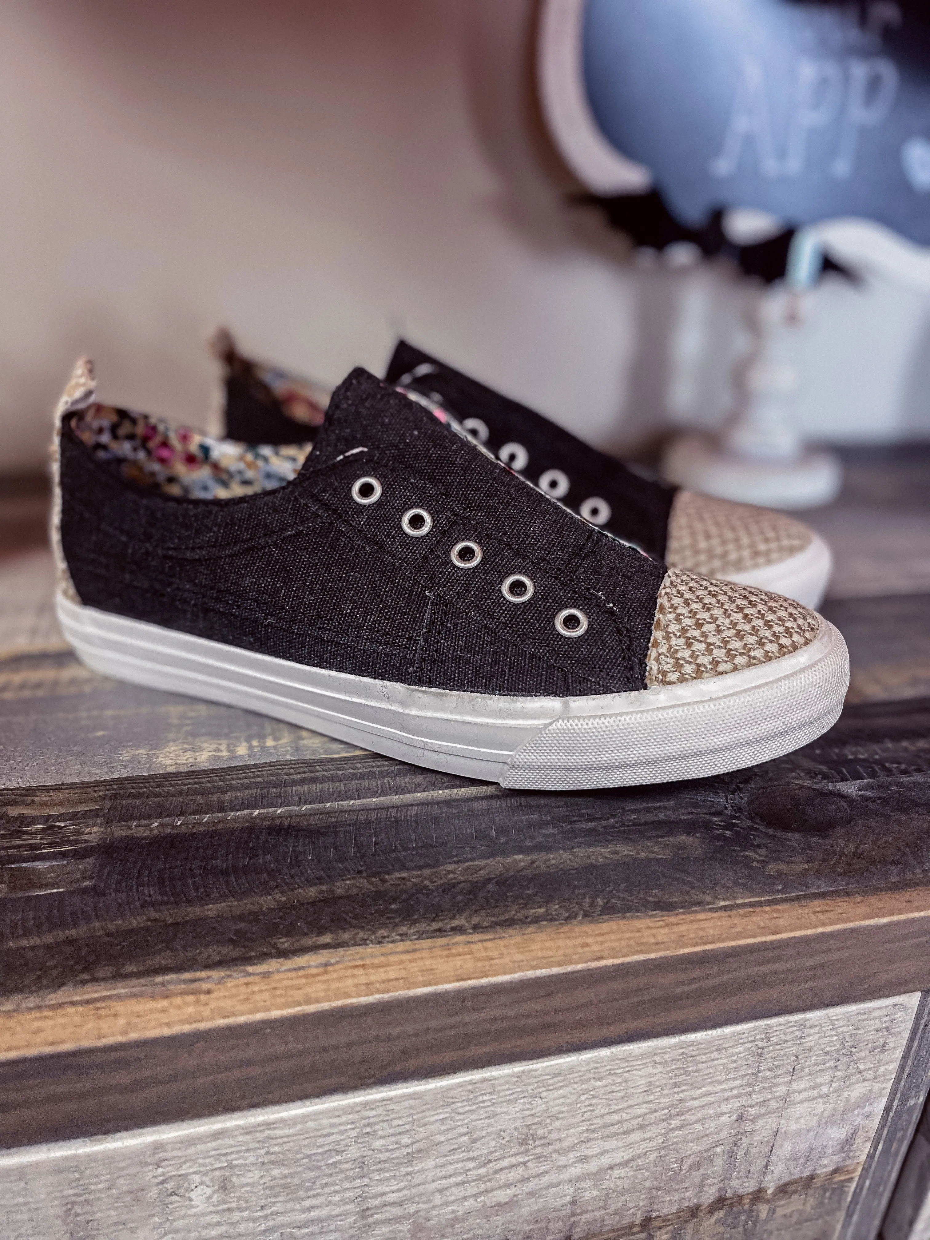 Black Jolly Slip On Sneaker