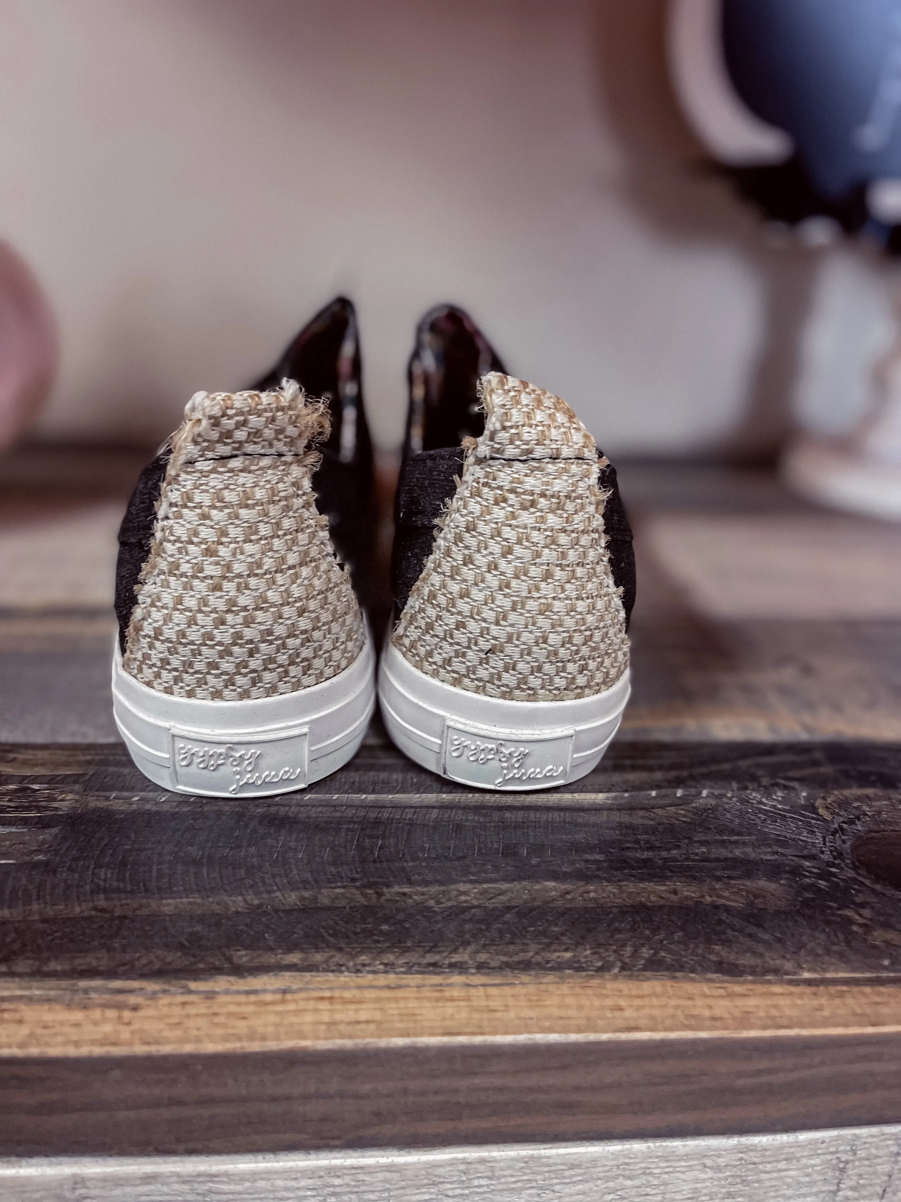 Black Jolly Slip On Sneaker