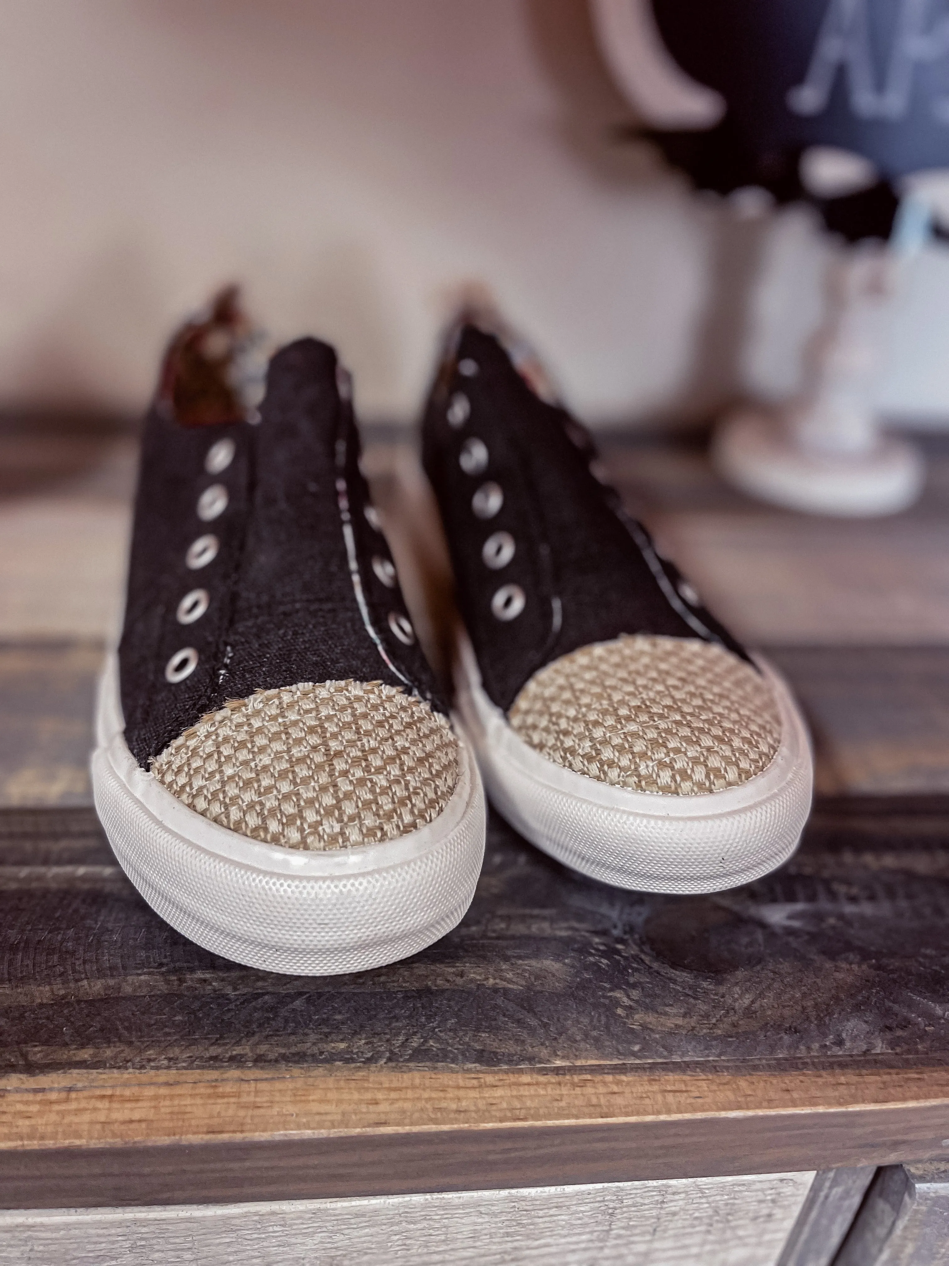 Black Jolly Slip On Sneaker