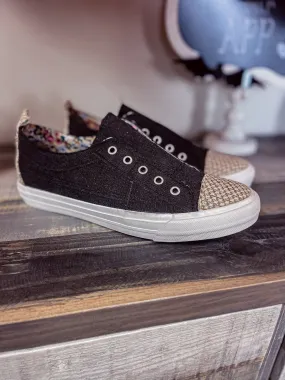 Black Jolly Slip On Sneaker