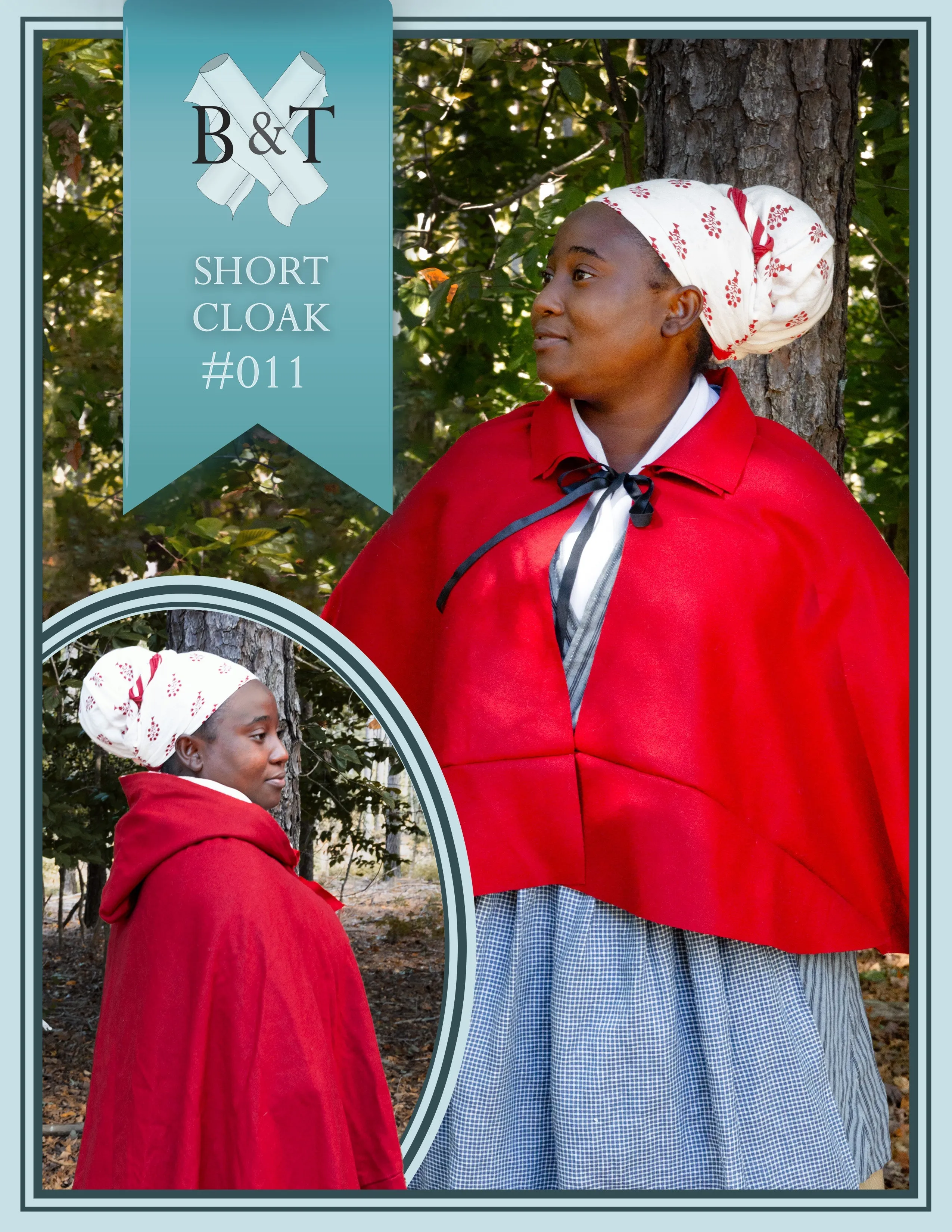 Burnley & Trowbridge Short Cloak Pattern - Digital