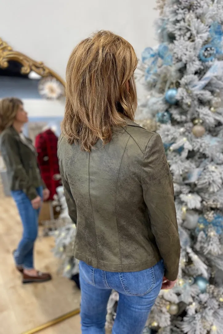 Charlie B Moto Jacket Spruce
