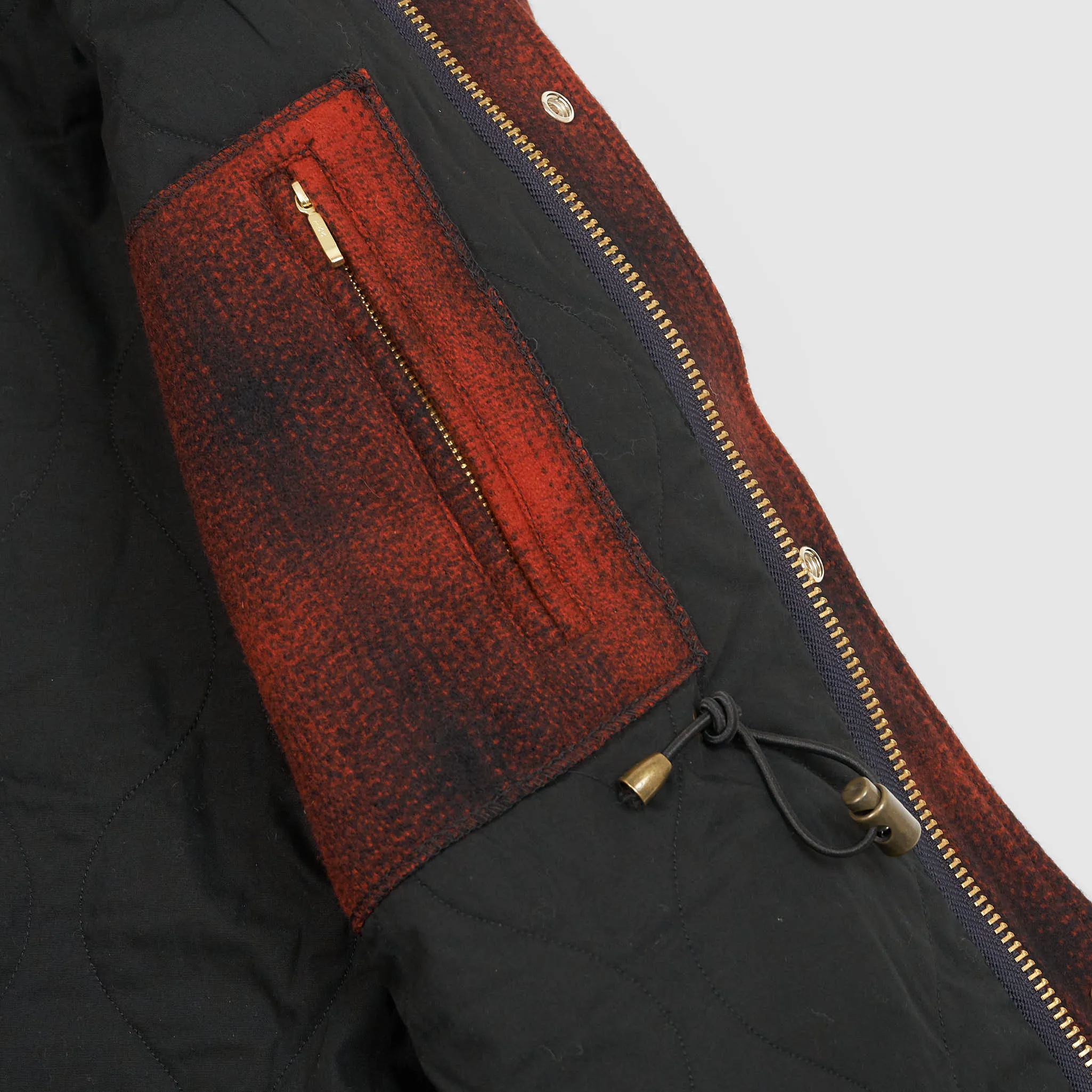 Filson Hooded Plaid Check Wool Jacket