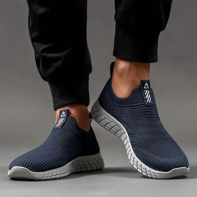 Heren Wintersneakers - Casual Slip-On, Comfortabel & Ademend