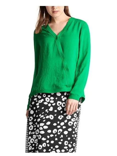 Marc Cain Collections Flowing Blouse Emerald Green MC 55.01 W39 col 555