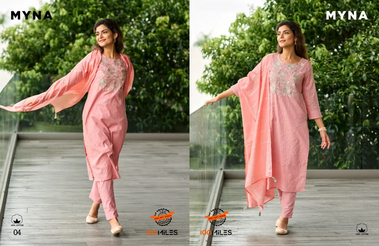 MYNA 100MILES READYMADE KURTI