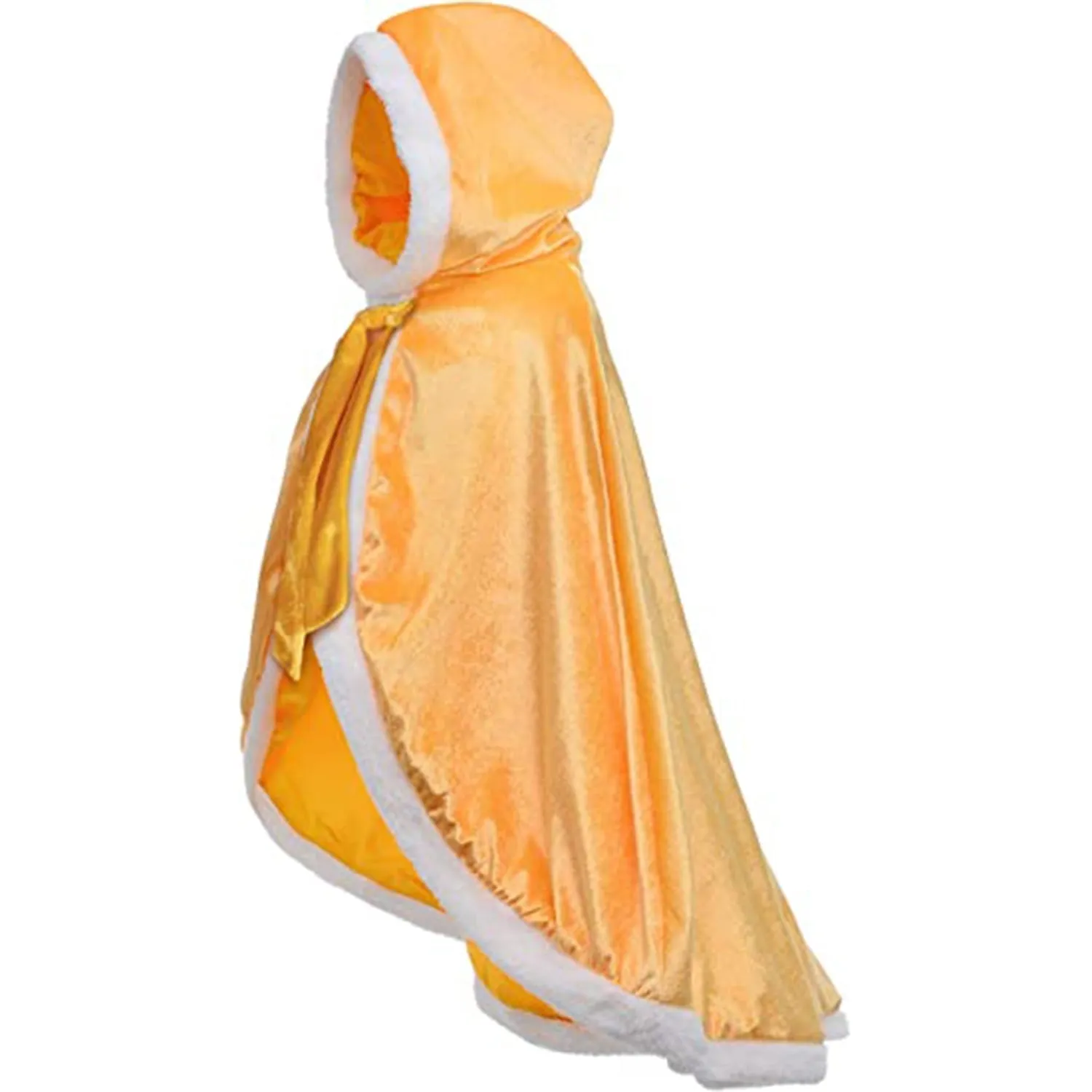 Princess Hooded Cape Cloaks Costume for Girls Dress Up Ages 3 to 12