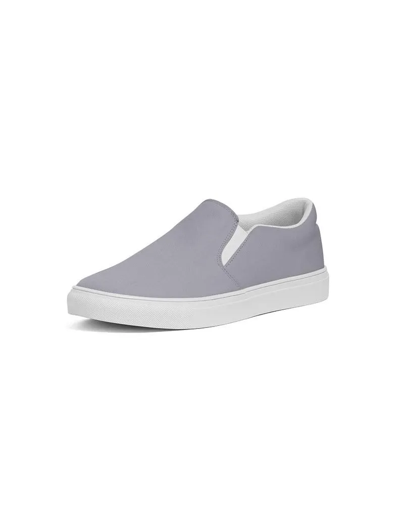 Shaded Pale Blue Gray Slip-On Canvas Sneakers | Women's | C10M10Y0K30