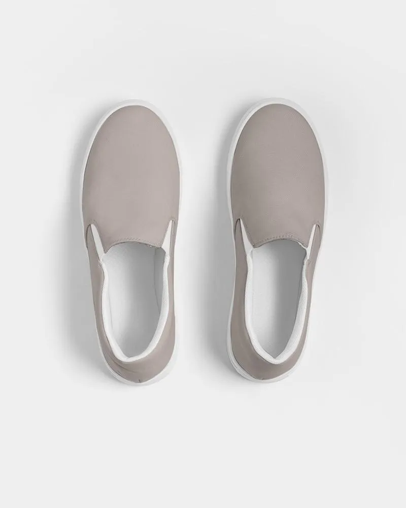 Shaded Pale Red Brown Slip-On Canvas Sneakers | Women's | C0M10Y10K30