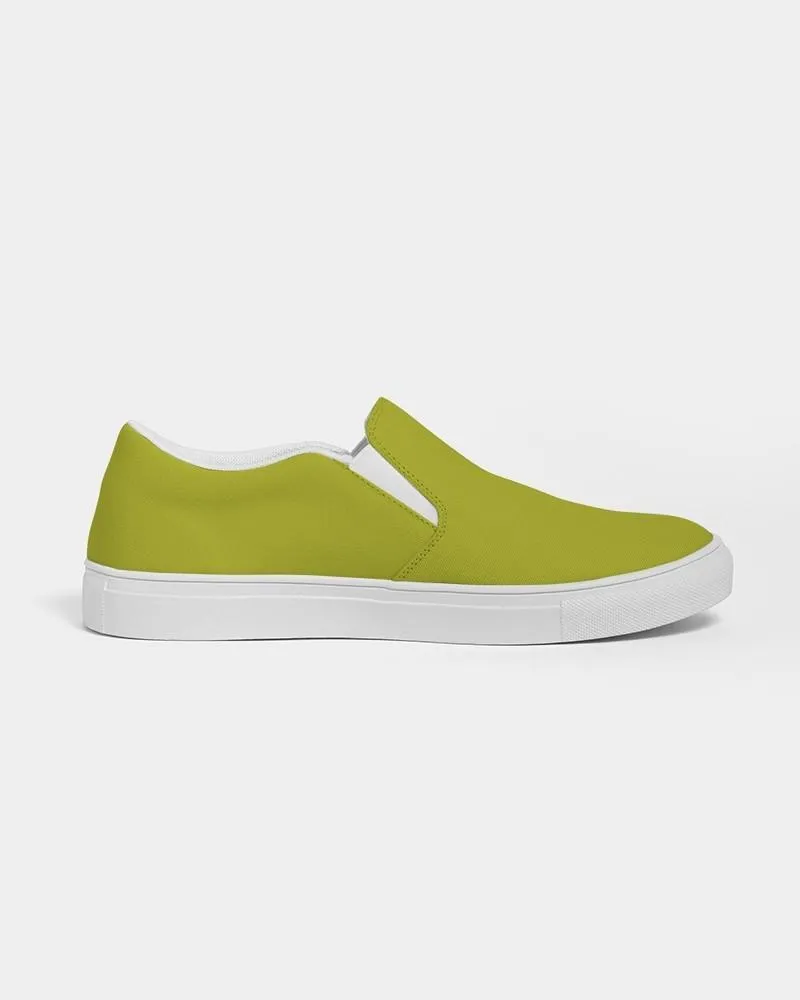Shaded Yellow Slip-On Canvas Sneakers | Women's | C12M0Y100K30