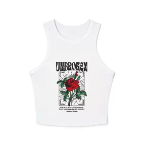 Unbroken Micro Rib Racer Tank Top