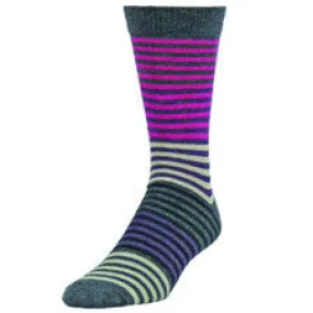 Vanya Charcoal Multi Stripe Socks (Men's)