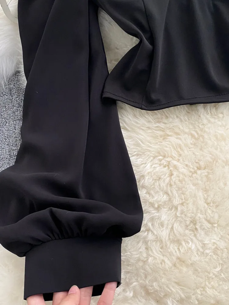 Women Square Collar Tops
